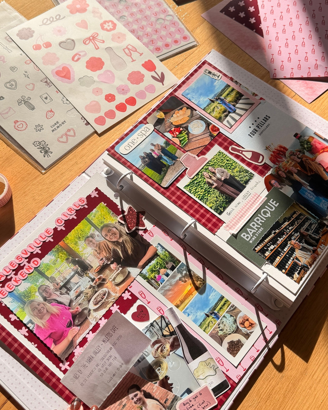 Decorative scrapbook memory album
