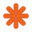 Orange asterisk icon