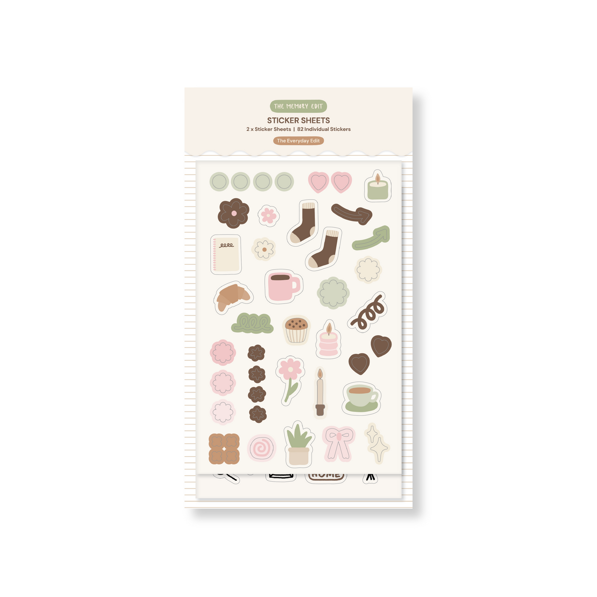 Everyday Edit illustration stickers for scrapbooking