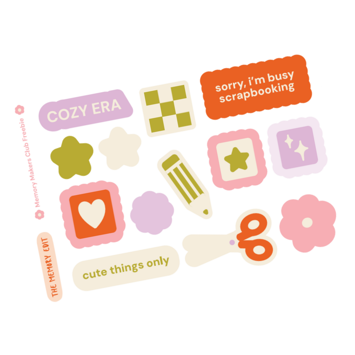 Memory Makers Club Freebie
